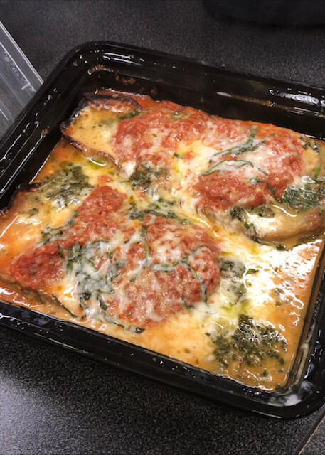 Eggplant Parmigiana - DINNER FOR TWO
