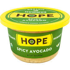 Hope Hummus, spicy avo. Family size