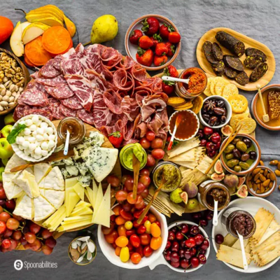 Large holiday  charcuterie  platter
