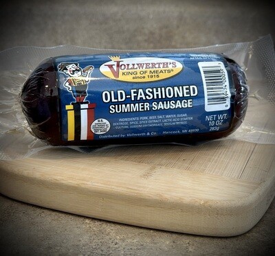 Vollwerth's Old-fashioned Summer Sausage, 10 oz