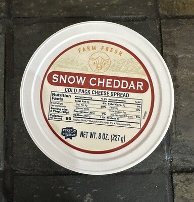 Snow Cheddar, Spread 8oz