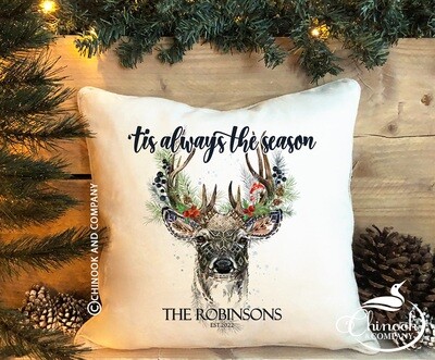 Christmas personalized pillow