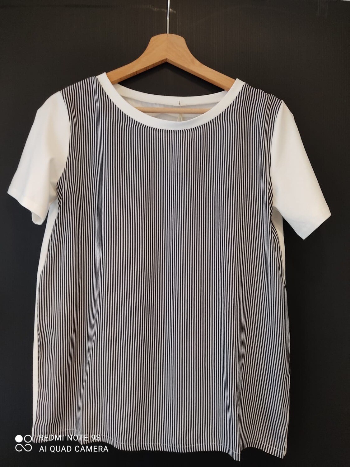 t-shirt cotone e seta