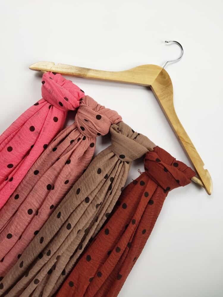 PRINTED CRINKLED COTTON HIJABS STOLE