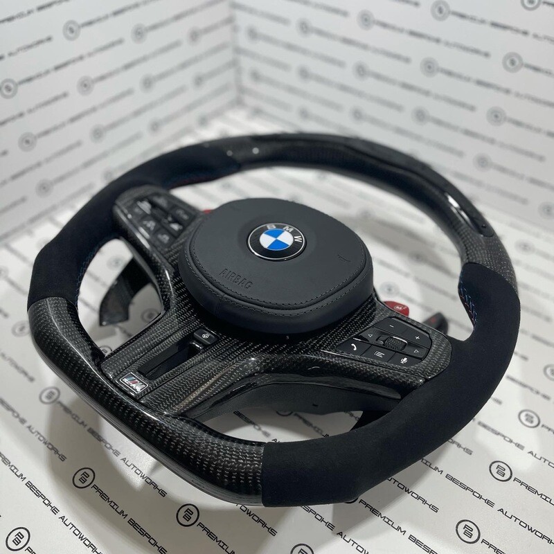BMW G80 M3 G82 M4 Carbon Fibre LED Steering Wheel