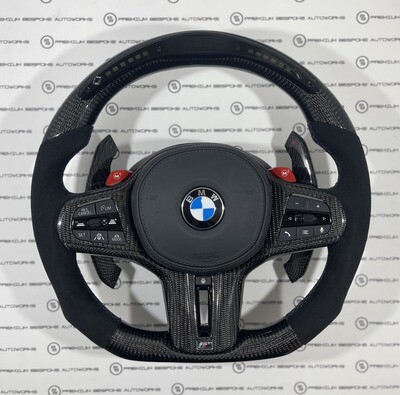 BMW G80 M3 G82 M4 Carbon Fibre LED Steering Wheel
