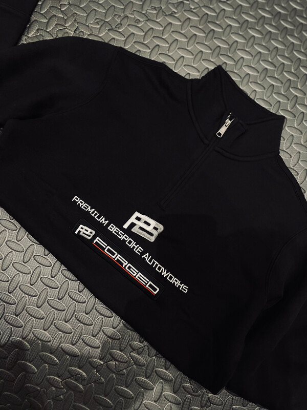 Premium Bespoke AutoWorks X PB Forged 1/4 Zip Sweatshirt