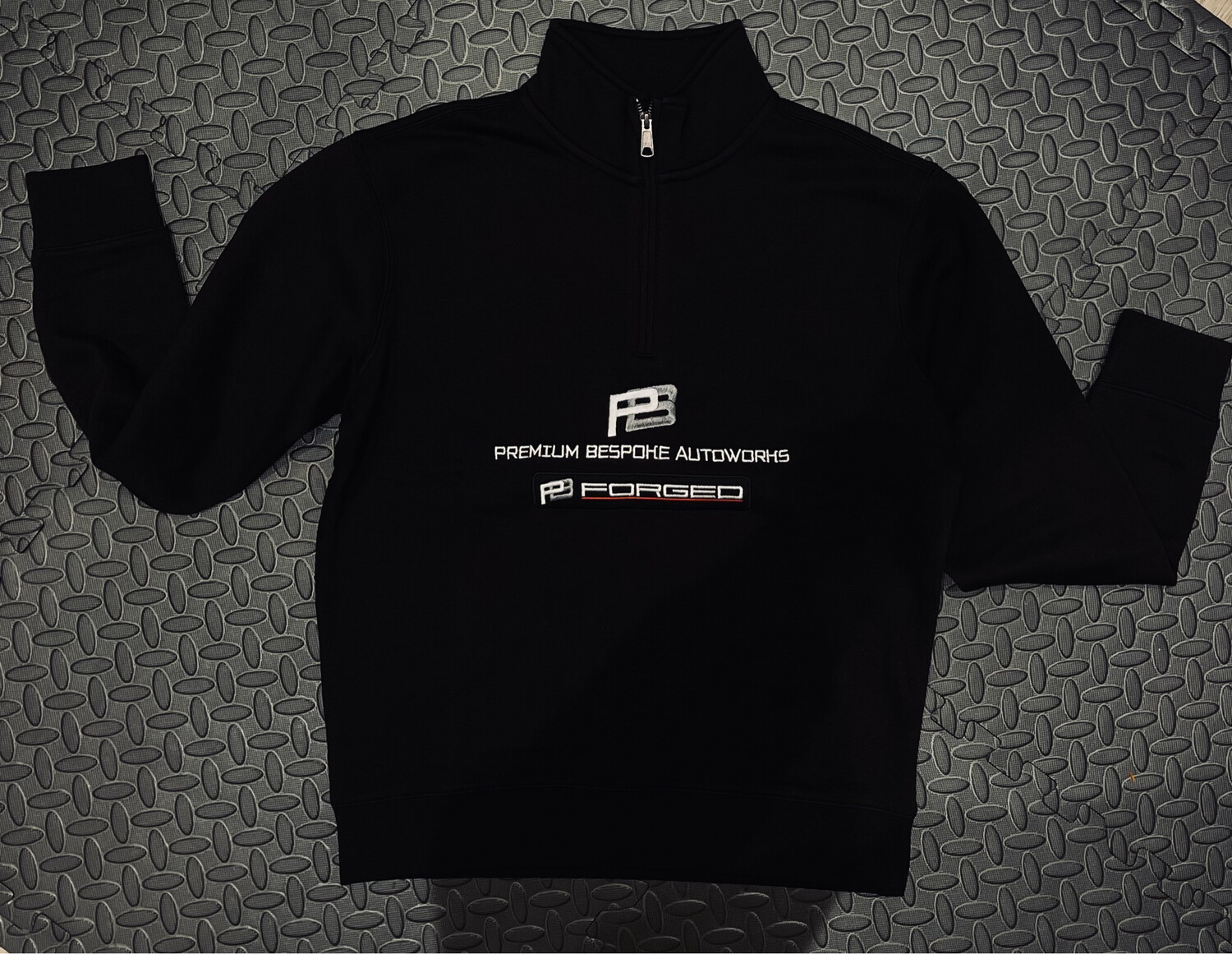 Premium Bespoke AutoWorks X PB Forged 1/4 Zip Sweatshirt