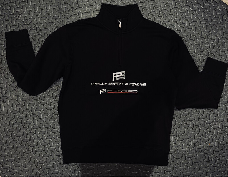 Premium Bespoke AutoWorks X PB Forged 1/4 Zip Sweatshirt