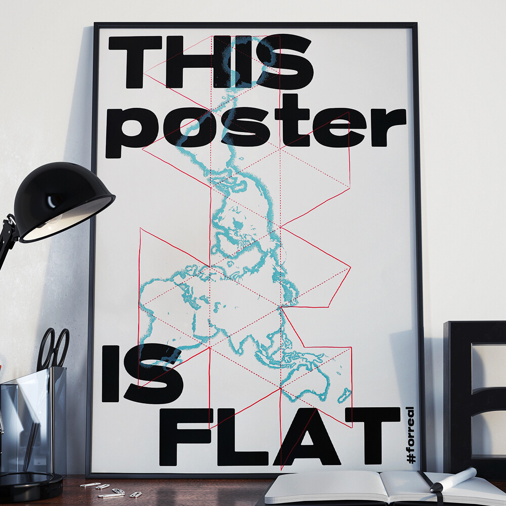 THIS POSTER IS FLAT