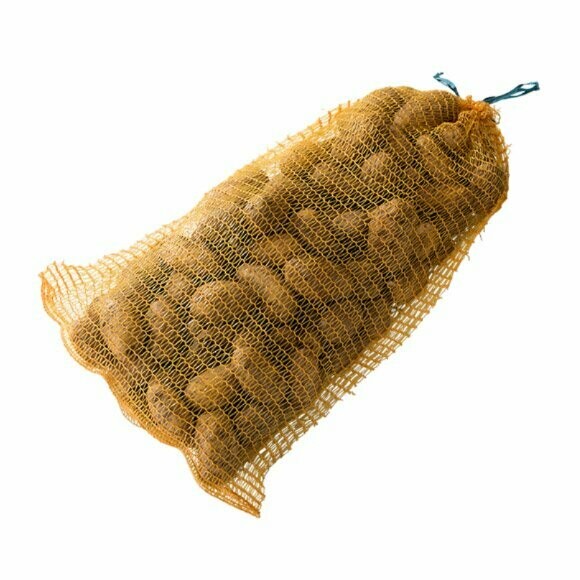 Nätsäck 10kg, 40x60cm, Brons med knytsnöre