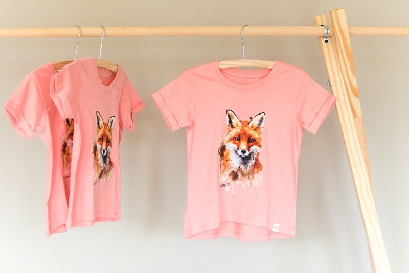 Fox 1 T-shirt Salmon