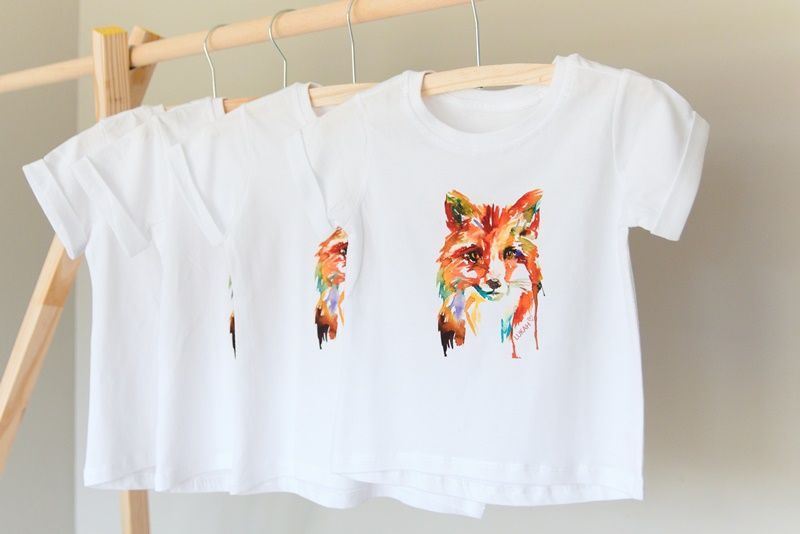Fox 3 T-shirt Short White