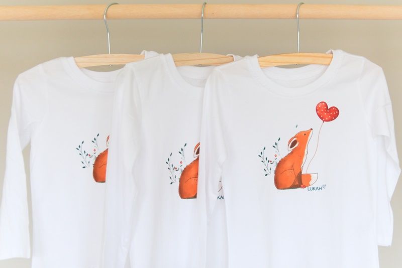 Fox 2 T-shirt Long, White