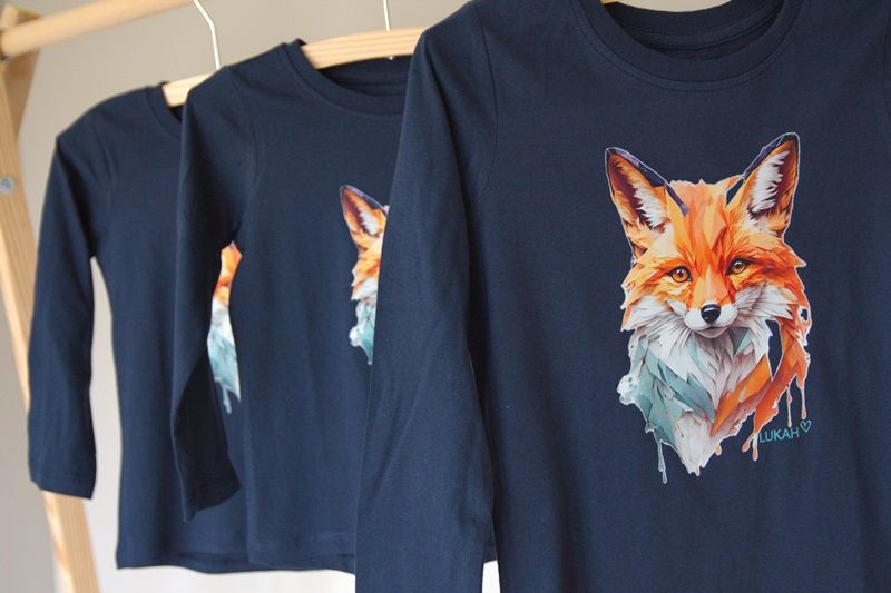 Fox 4T-shirt Long, Navy