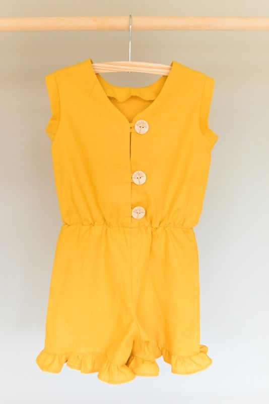 Victoria Jumpsuit, Mustard