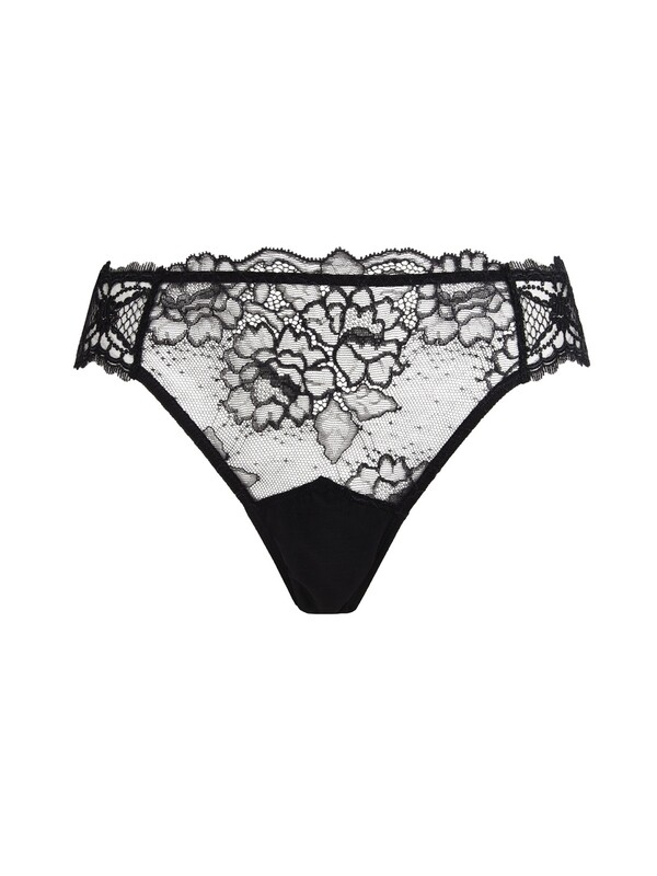 LISE CHARMEL SUBLIME EN DENTELLE NOIR slip seduction