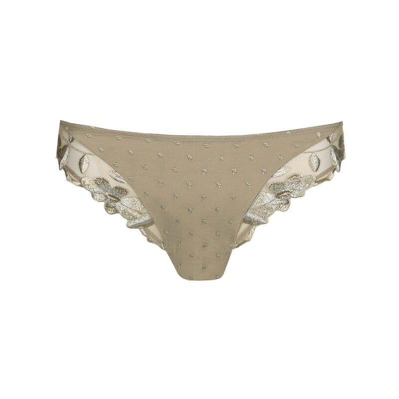 MARIE JO AGNES golden olive 
slip