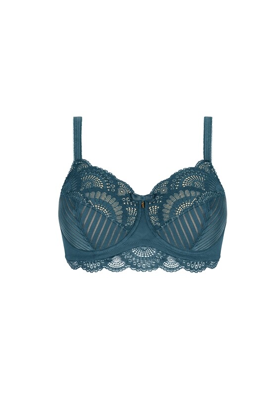 AMOENA KAROLINA DARK TEAL 
bh met beugel