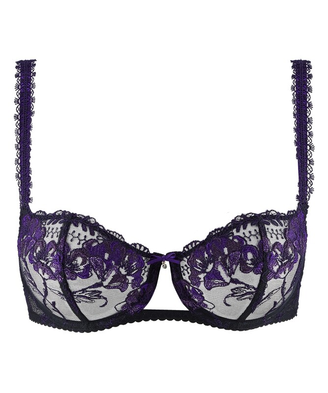 AUBADE A FLEUR DE TOI DARK ORCHID 
bh balconnet