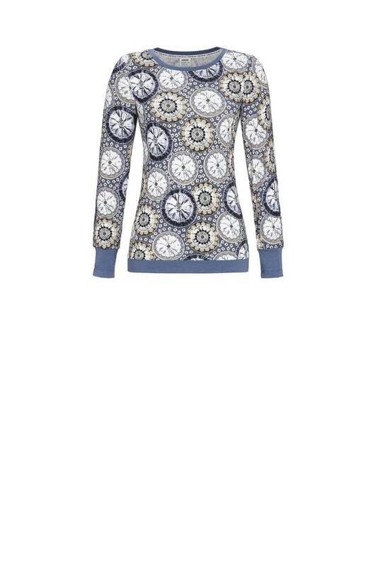 RINGELLA LOUNGEWEAR INDIGO 
top met lange mouw