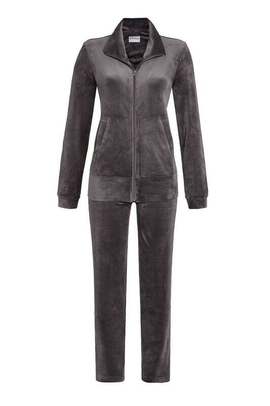 RINGELLA LOUNGEWEAR TAUPE 
loungeset met rits