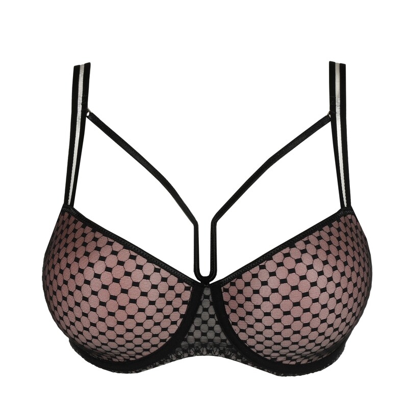 PRIMA DONNA GLASS BEACH Zwart 
Voorgevormde balconnet bh