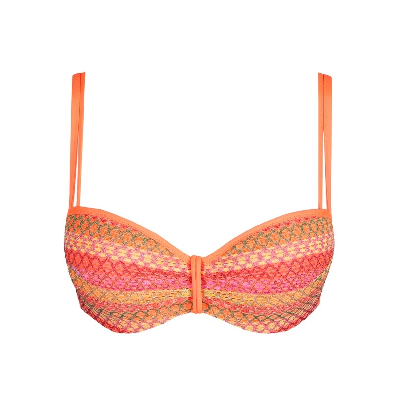 MARIE JO SWIM ALMOSHI juicy peach 
voorgevormde bikinitop balconnette