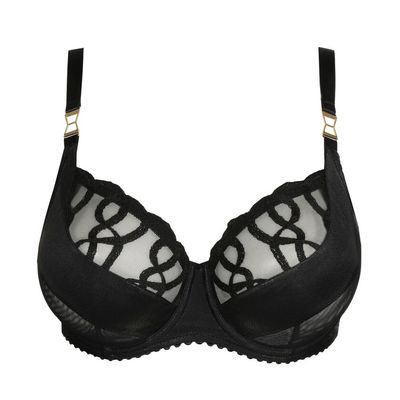 PRIMA DONNA VALLARTA ZWART balconette bh tulpsnit