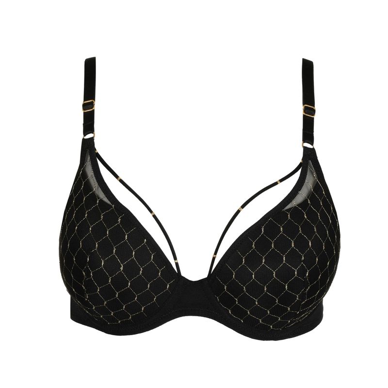 Marie Jo Colima voorgevormde bh in hartvorm, kleur zwart, met luxe kantdetails en een elegante uitstraling.