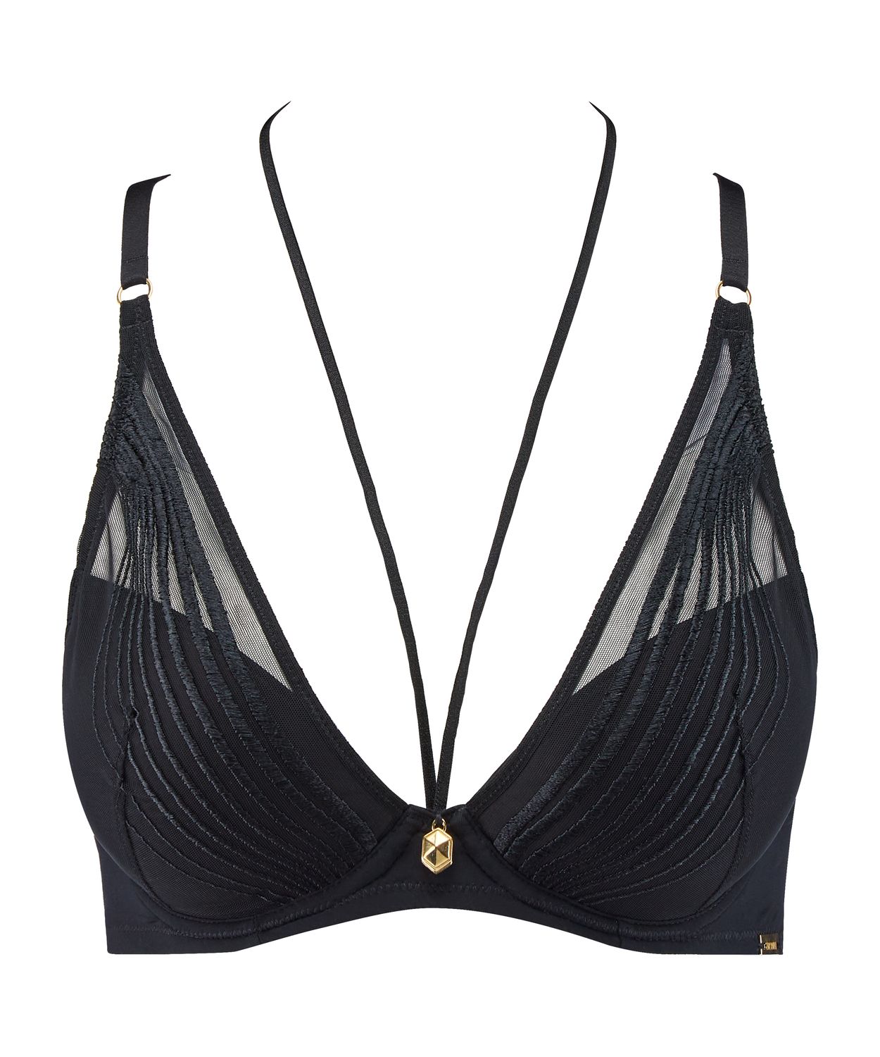 AUBADE X CINDY BRUNA VOORGEVORMDE BH MET ACCESSOIRE smokey attraction