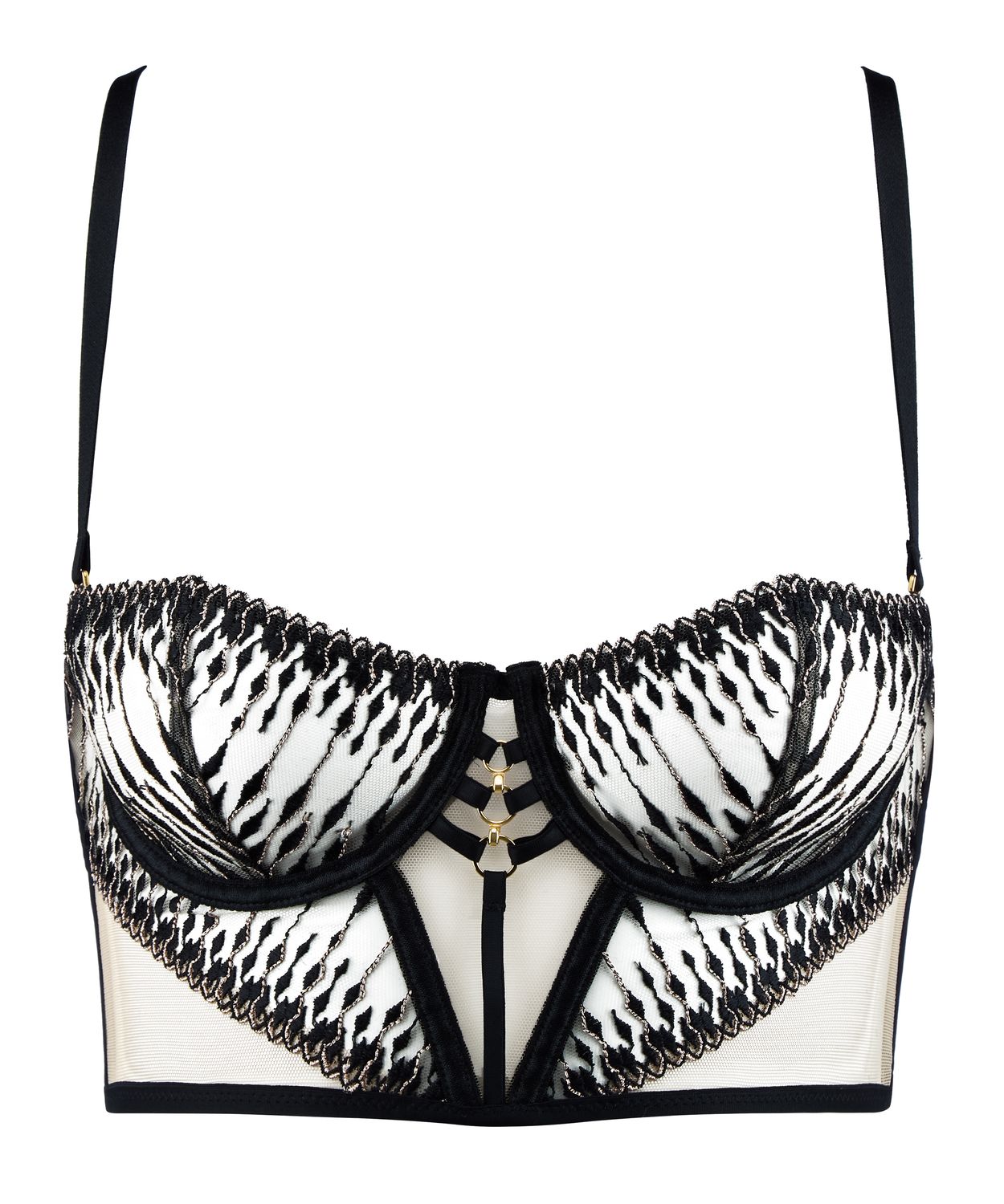 AUBADE VOODOO KISS BUSTIER millenium black