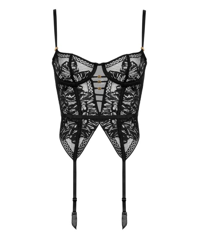 AUBADE LOVE SOUL Guepiere Black