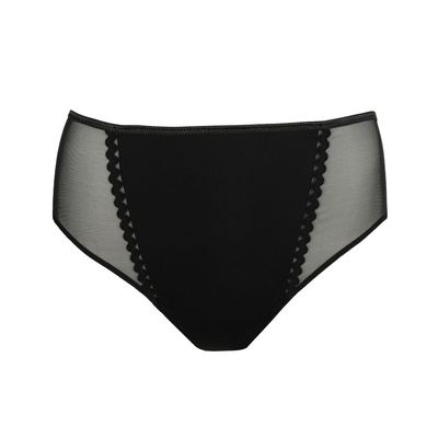 "Zwarte Prima Donna Twist Vivgirl tailleslip, met hoge taille en elegante afwerking, weergegeven tegen een witte achtergrond."