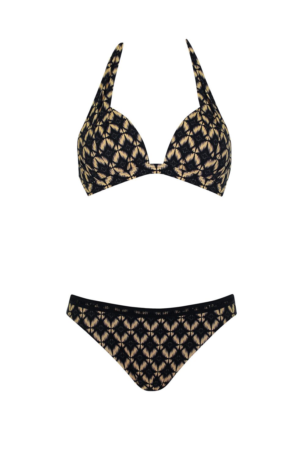 OPERA BIKINI SET Voorgevormde halter bikini Zwart