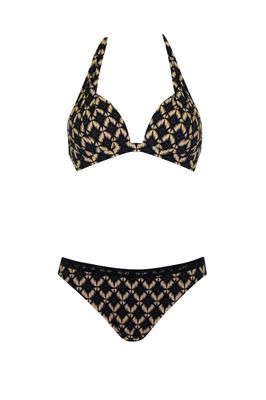 OPERA BIKINI SET Voorgevormde halter bikini Zwart