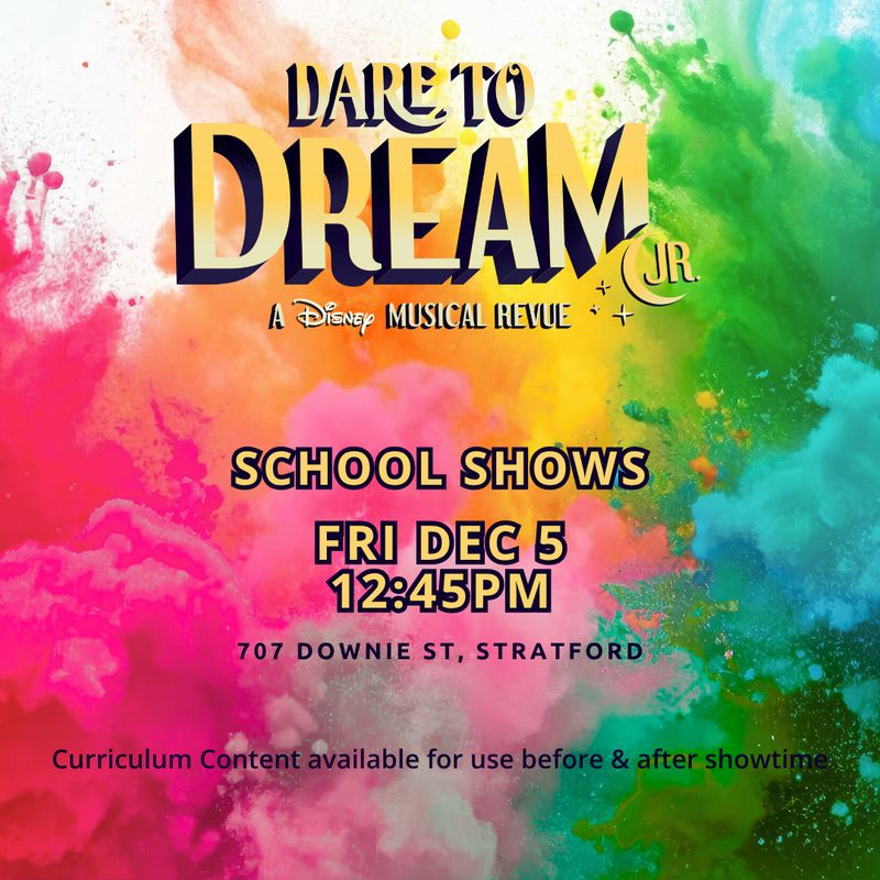 School Show | Fri Dec 5 @ 12:45PM | Stratford School Show | Fri Dec 5 @ 12:45PM | Stratford