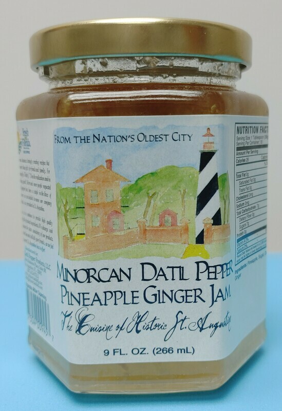 Minorcan Datil Pepper Pineapple Ginger Jam