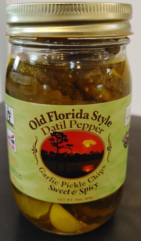 Old Florida Datil Garlic Pickle Chips