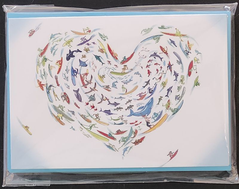 Oceanic Luv Fest Note Card
