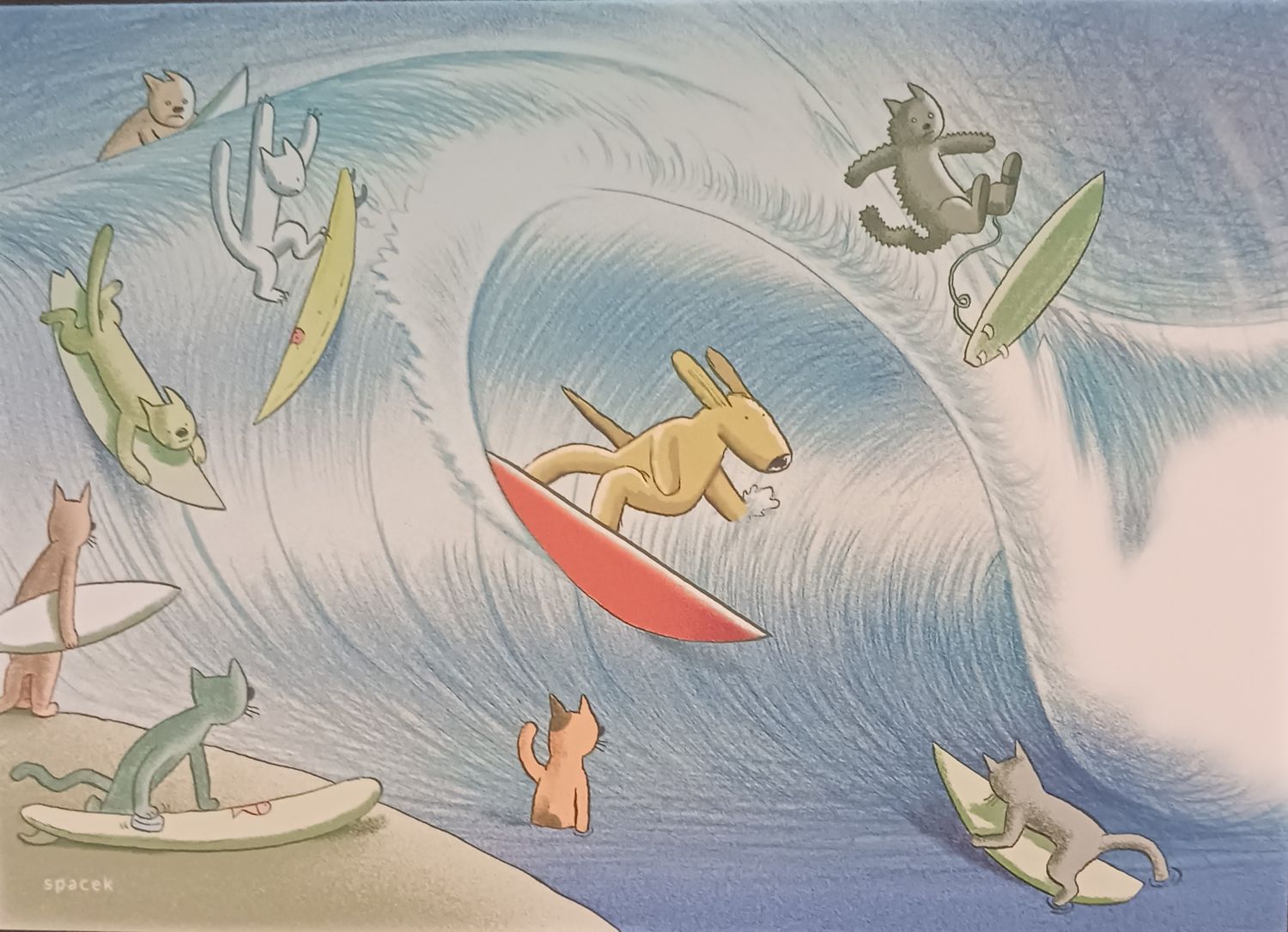 Card Stylin Doggy Surf and Mirth