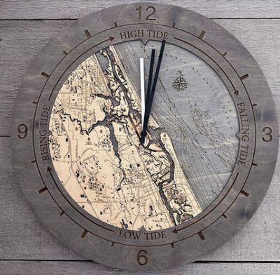Ponce Inlet Tide and Time Clock