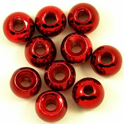 Turrall Metallic red coloured beads 3.3mm