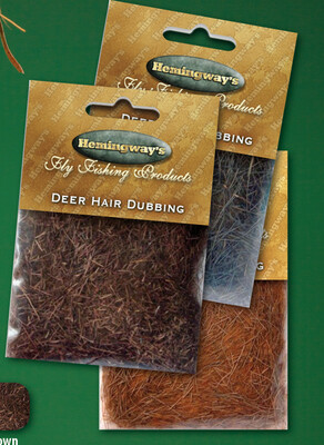 Hemingway's deer hair dubbing