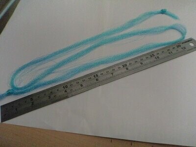 Blue crystal flash approximately 36 inches long