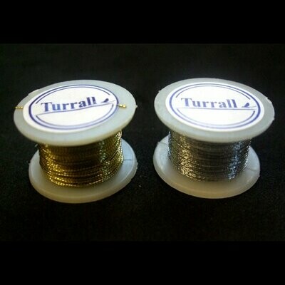 Round gold and silver tinsels