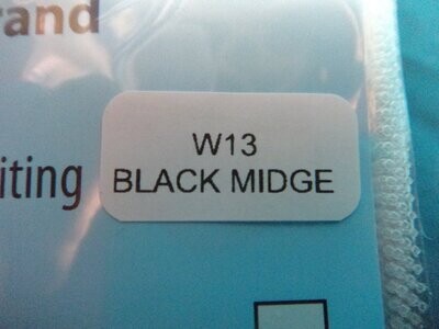 Whiting Black Midge Hackles