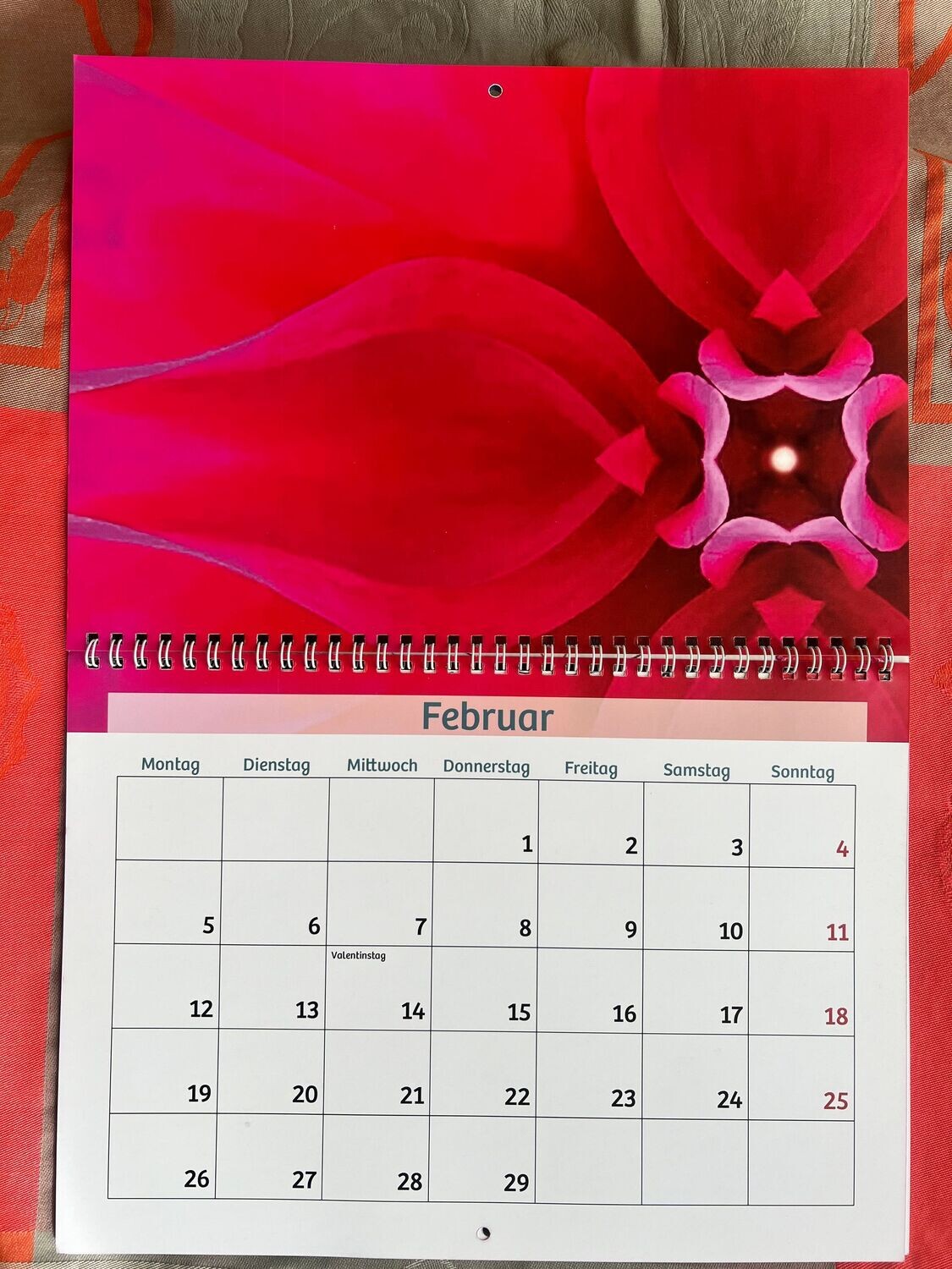 Yoga Zer:o Kalender klassisch: 2025 Januar - Dezember  2025