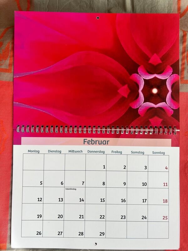 Yoga Zer:o Kalender klassisch: 2025 Januar - Dezember  2025