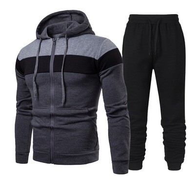 Men&#39;s Hooded Track Set